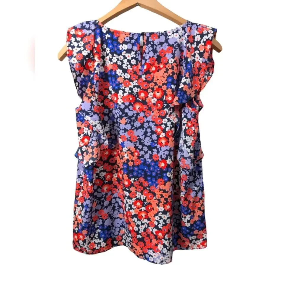 NWT Juicy Couture Floral Sleeveless Top Size M